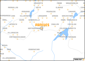 map of Paredes