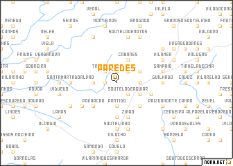 map of Paredes