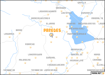 map of Paredes