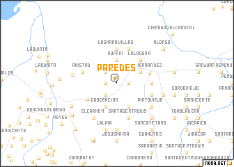 map of Paredes