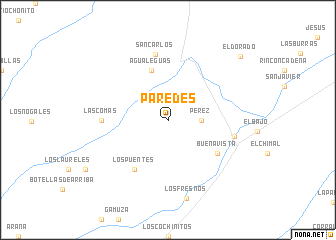 map of Paredes