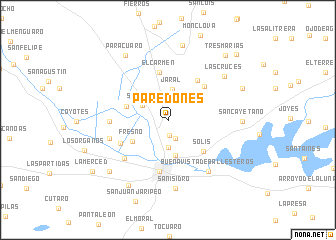 map of Paredones