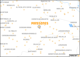 map of Paredones