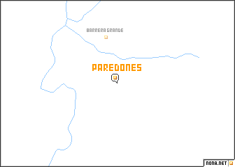 map of Paredones