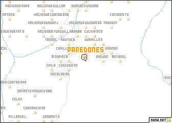 map of Paredones