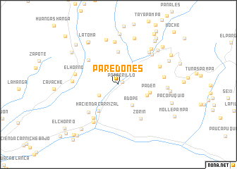 map of Paredones