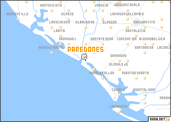 map of Paredones