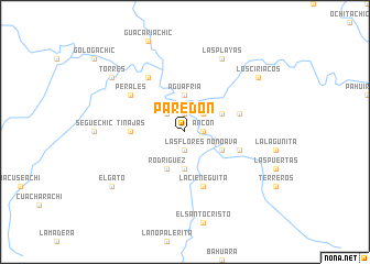 map of Paredón