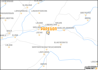 map of Paredón