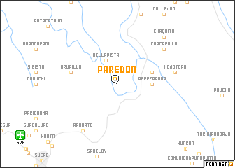 map of Paredón