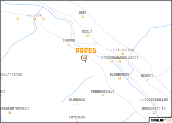 map of Pared