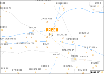 map of Pareh