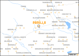 map of Parella