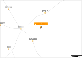 map of Pareora