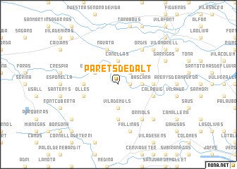 map of Parets de Dalt