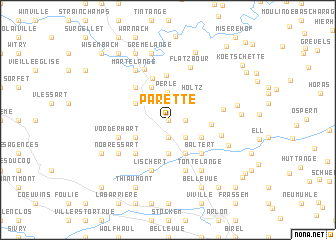 map of Parette