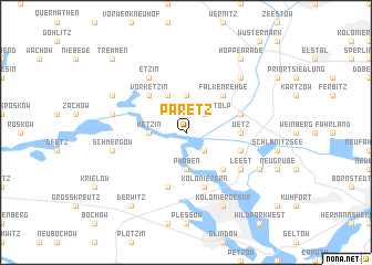 map of Paretz