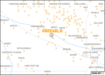 map of Parewāla