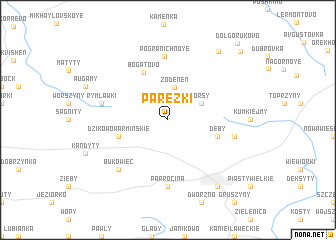 map of Pareżki