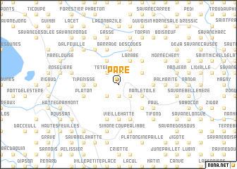 map of Paré