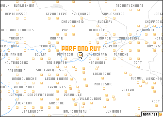 map of Parfondruy