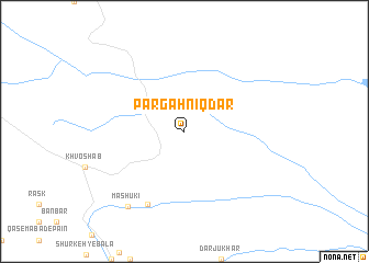 map of Pargahnīqdar