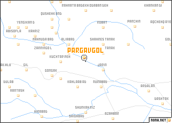 map of Pargāvgol