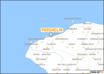 map of Parghelia