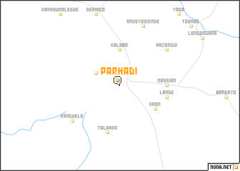 map of Parhadi