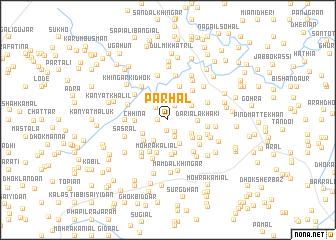 map of Parhāl