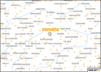 map of Parhāna