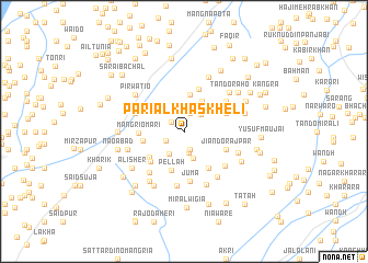 map of Parial Khāskheli