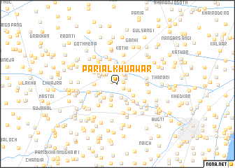 map of Pariāl Khuāwar