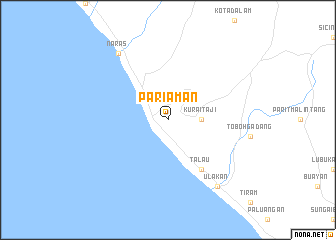map of Pariaman
