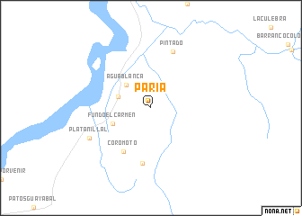 map of Paria