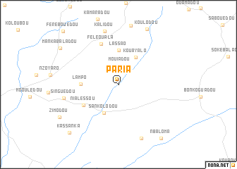 map of Paria