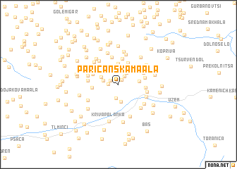 map of Paricanska Maala