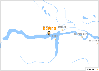 map of Paricá