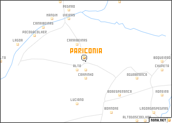 map of Paricônia