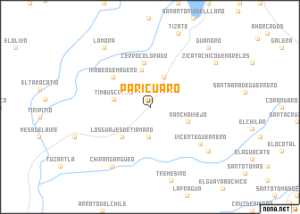 map of Parícuaro