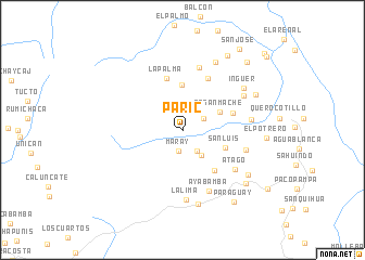 map of Paric