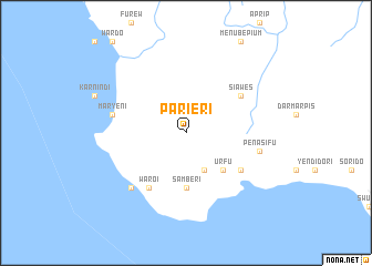 map of Parieri