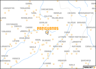map of Pariguanás
