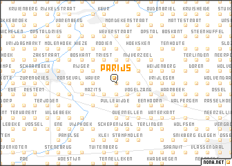 map of Parijs