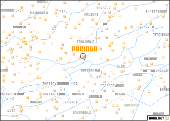 map of Parinda