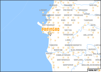 map of Paringao