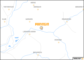 map of Paringin