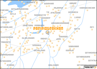 map of Pāripio Drakhan