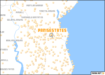 map of Paris Estates