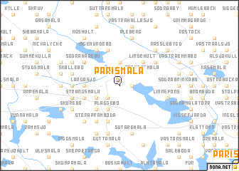 map of Parismåla